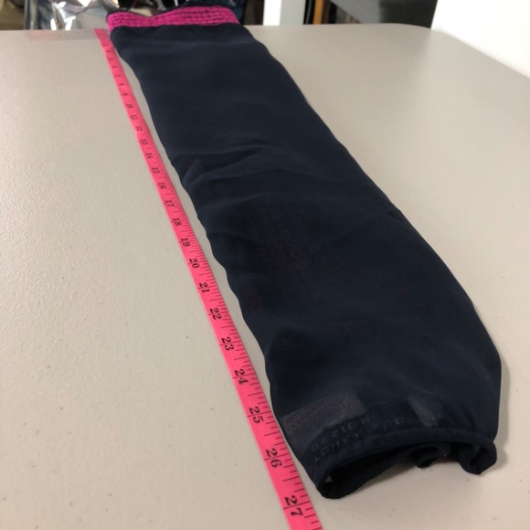 Gretchen Scott Designs Womens Blouse Size Medium Embroidered Sheer Blue Pink - Picture 10 of 12